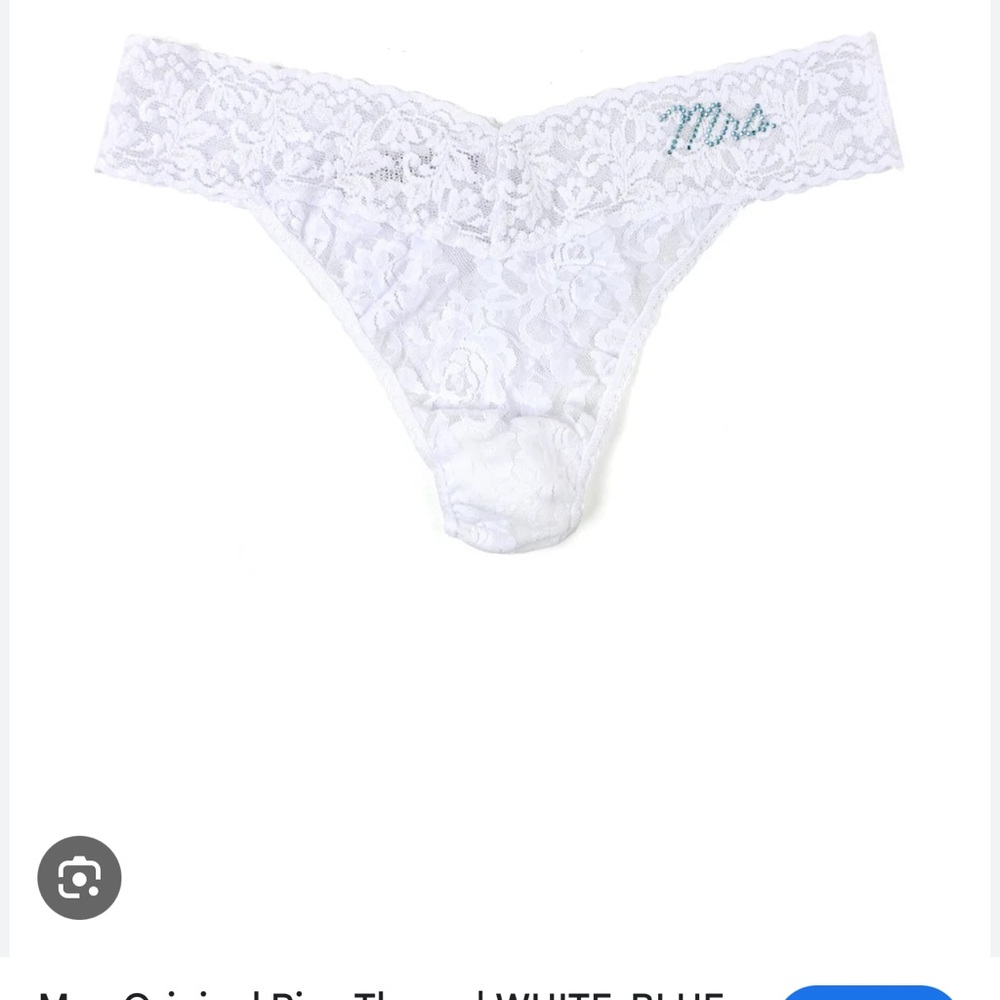NWT - bridal - Mrs Hanky Panky thong